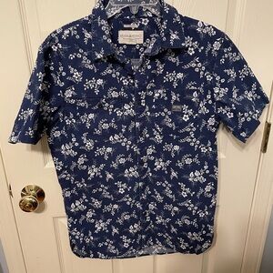 Ralph Lauren Denim & Supply Men's Navy Floral Shirt Medium